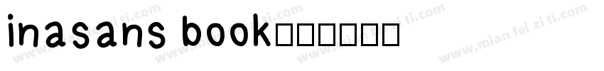 inasans book字体转换